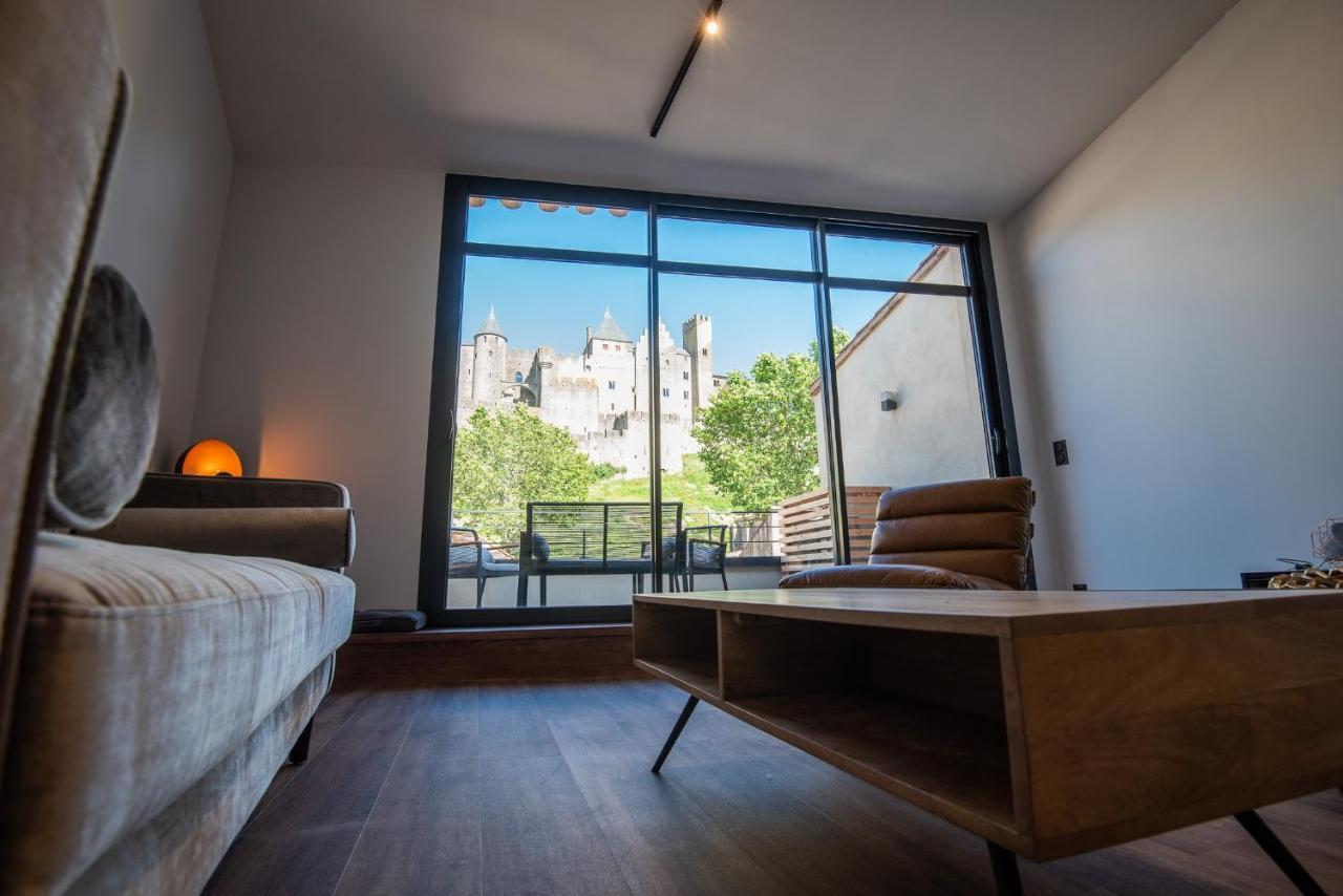 Апартаменты Le Loft De La Tour Pinte Каркассон Экстерьер фото
