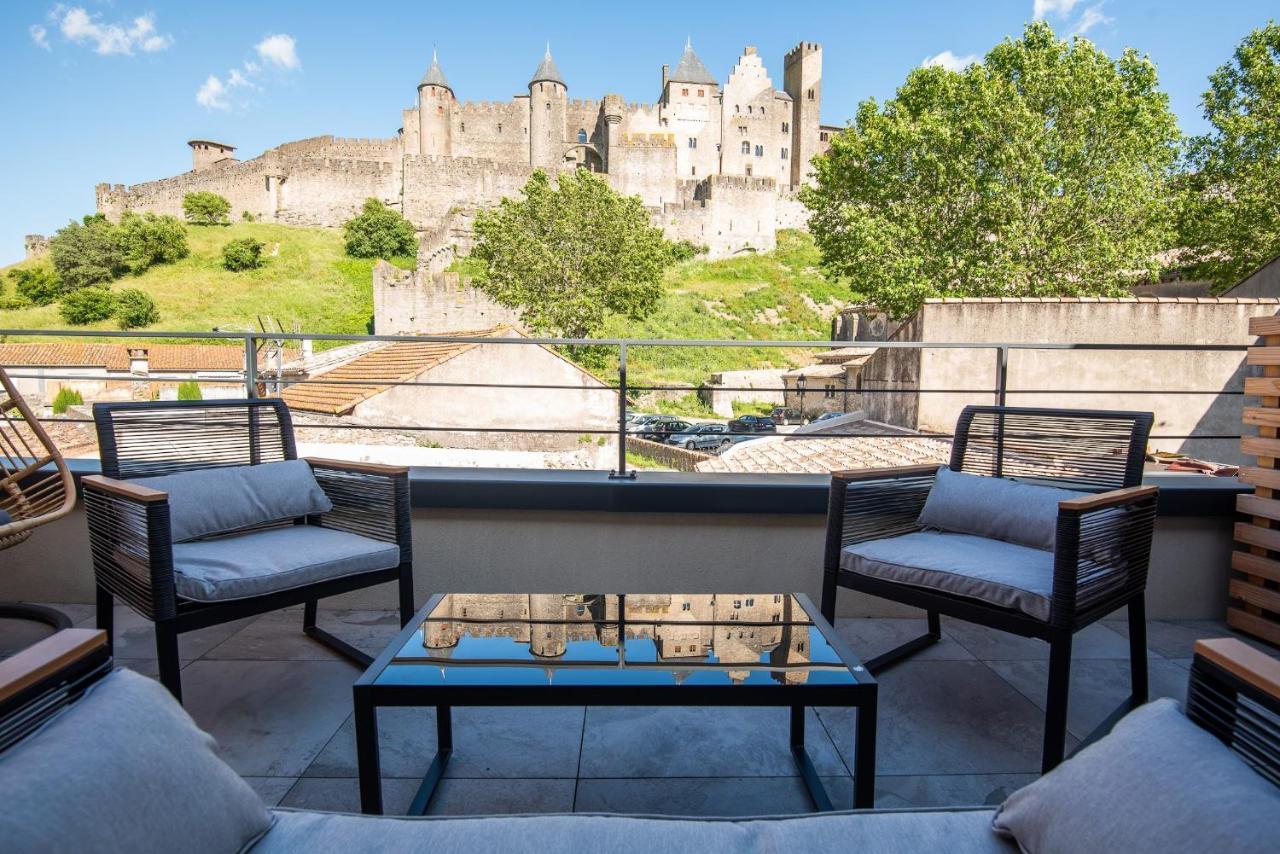 Апартаменты Le Loft De La Tour Pinte Каркассон Экстерьер фото